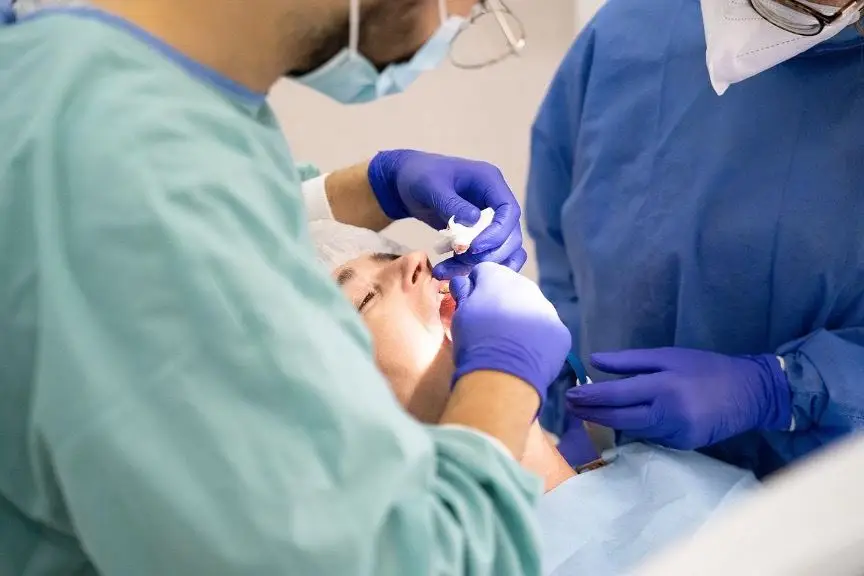 patient at dental office