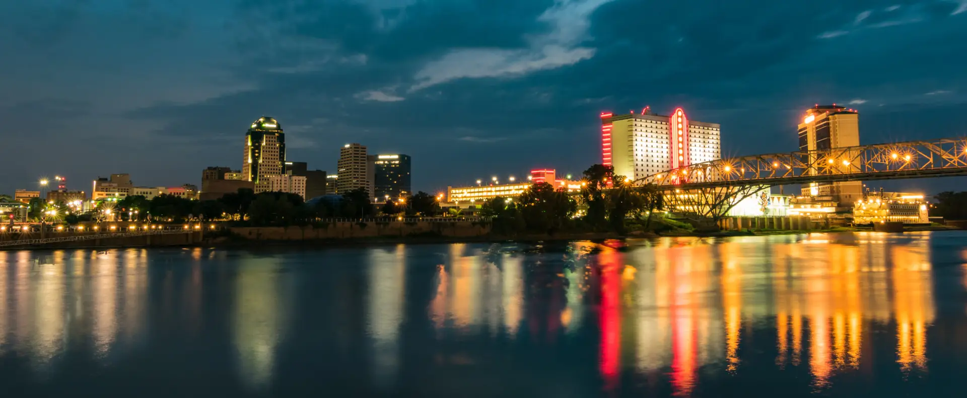 Shreveport-Bossier Louisiana skyline