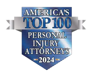 America's top 100 personal injury attorneys 2024 badge