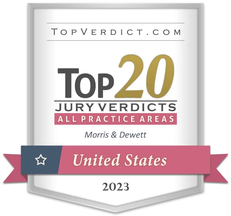 Top 20 jury verdicts badge