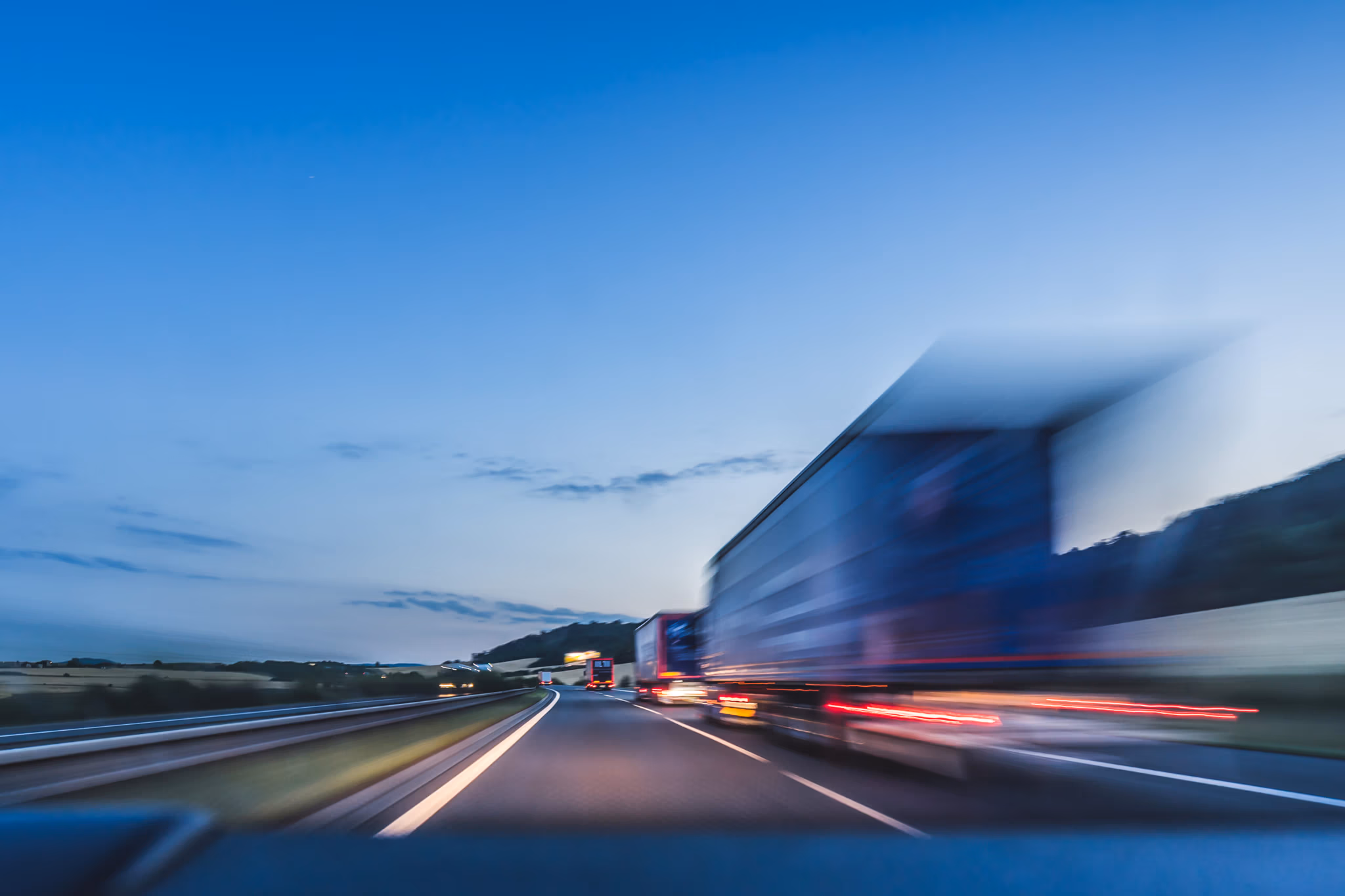 truck speeding