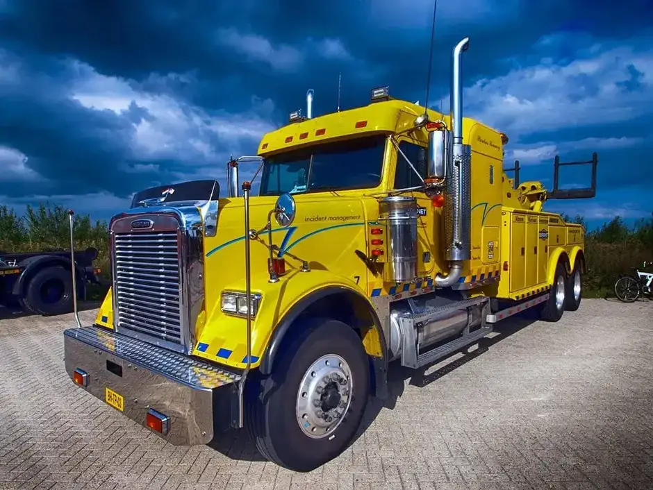 yellow truck