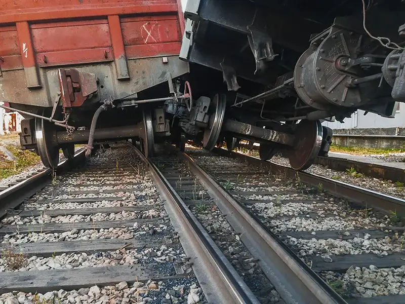 Train accident derailment