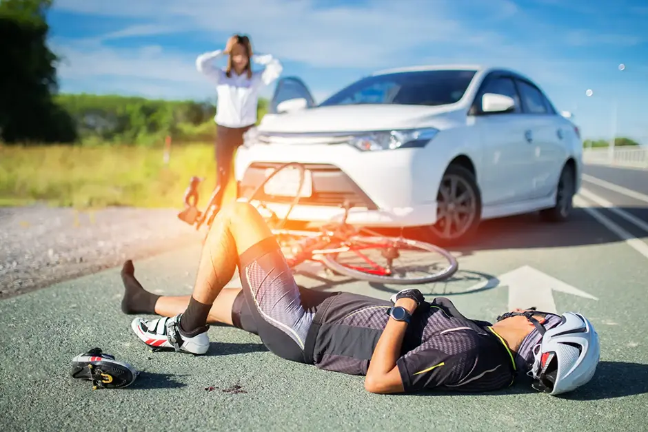 Frequently asked question about bicycle riders called cyclists colliding with automobiles