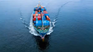 Container ship business freight import export logistic