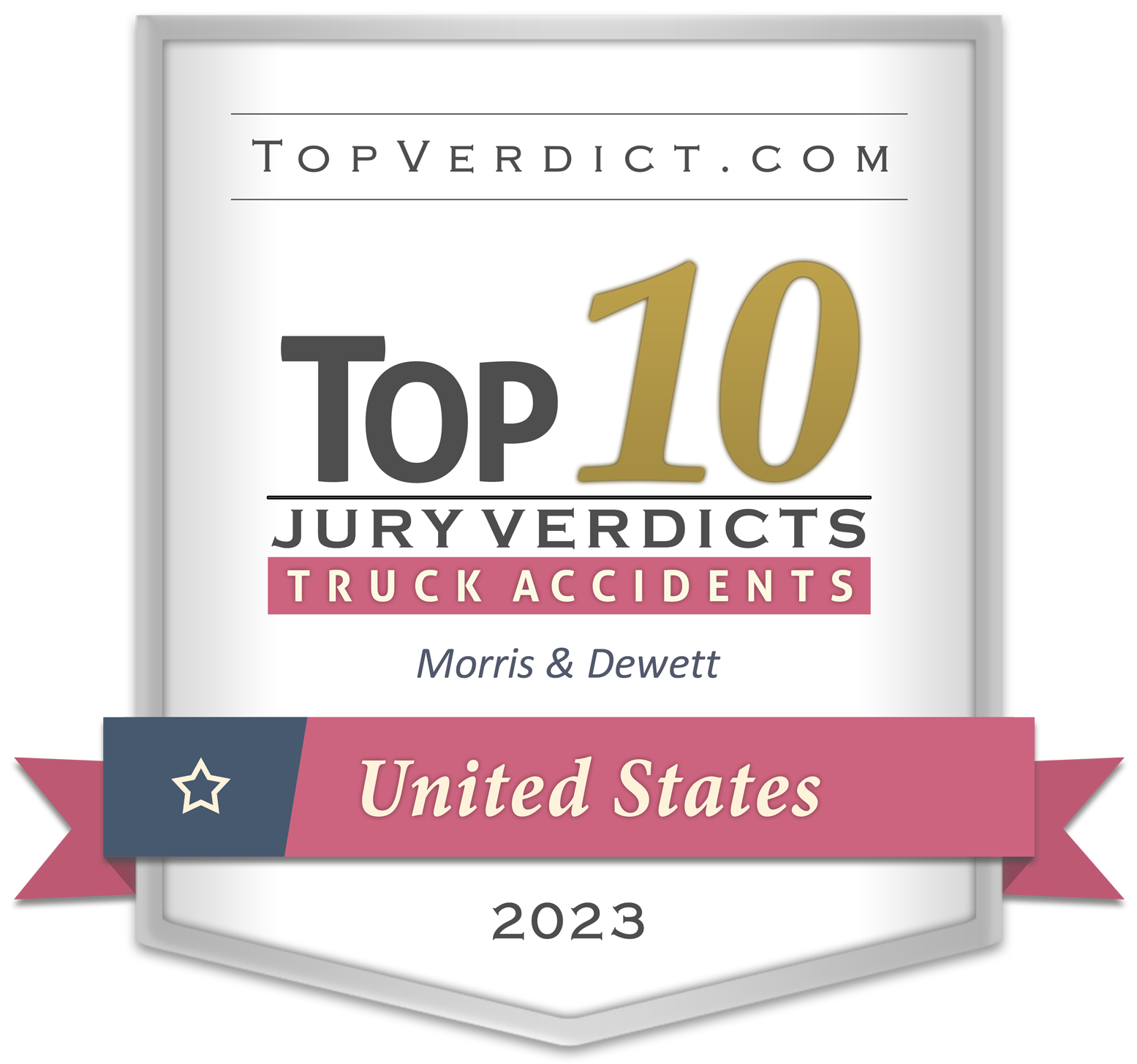 Firm-badge-top-10-truck-accident-accident-verdicts-united-states-2023-morris-dewett
